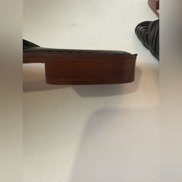 Bernardo leather womens Talia sandals square toe rounded size 8.5 Anthropologie - Picture 7 of 9